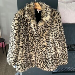 Seed kids fur jacket size 6